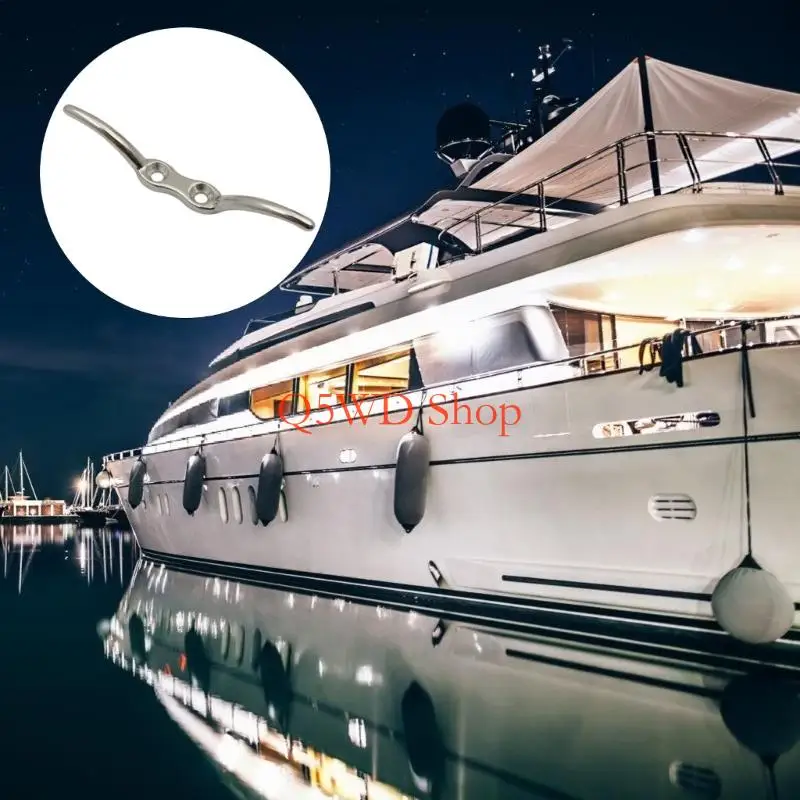 Q5WD Additional Marine Grade Rustproof Clip Strong Rope Secure Hook With Screws For Dock Vessel And Camping Use