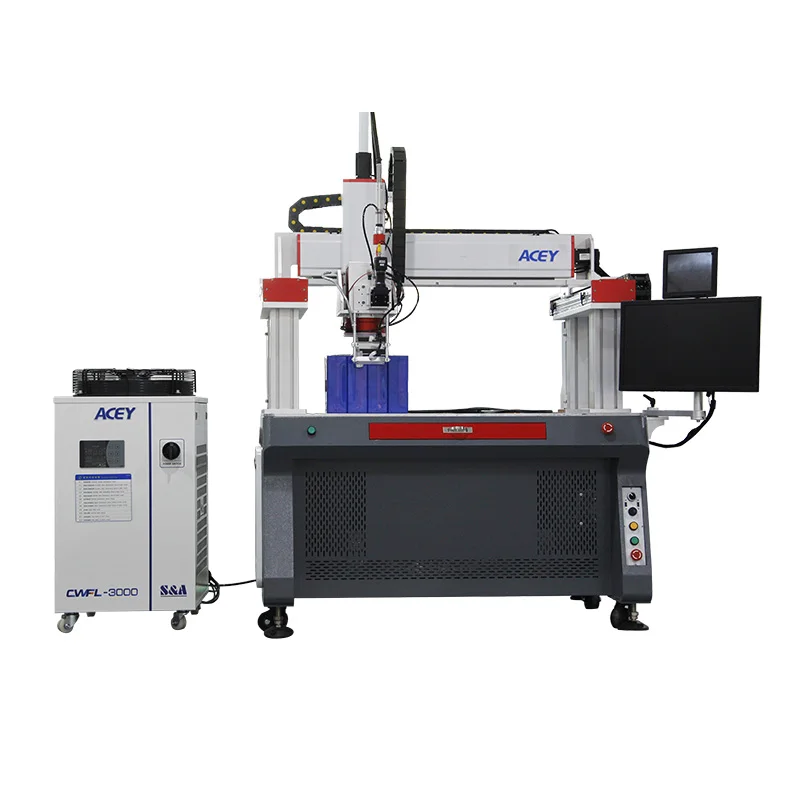 

1500W 2000W 3000w 4000W 6000W Galvo Laser Welder Automatic Prismatic Battery Pack Laser Welding Machine For Lithium Ion Battery