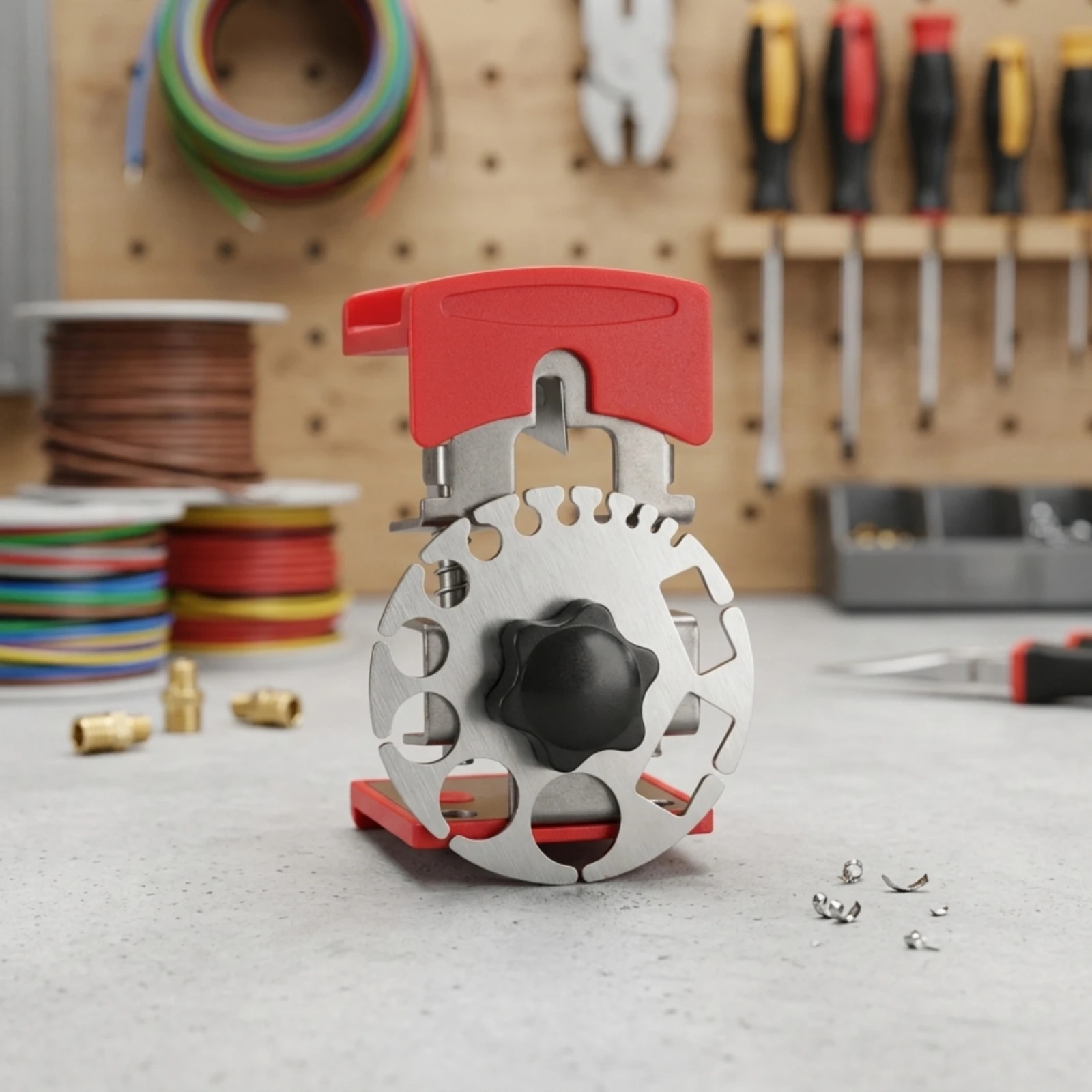 Manual Wire Stripper Compact Handheld Wire Stripper for Electricians, Electrical Repair, Workshop
