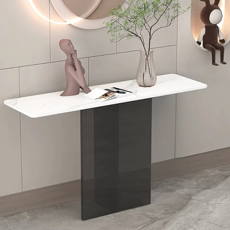 

Luxury Acrylic Console Table Entrance Trendy Beauty Minimalist Console Table Aesthetic Modern Tavolo Soggiorno Home Furniture
