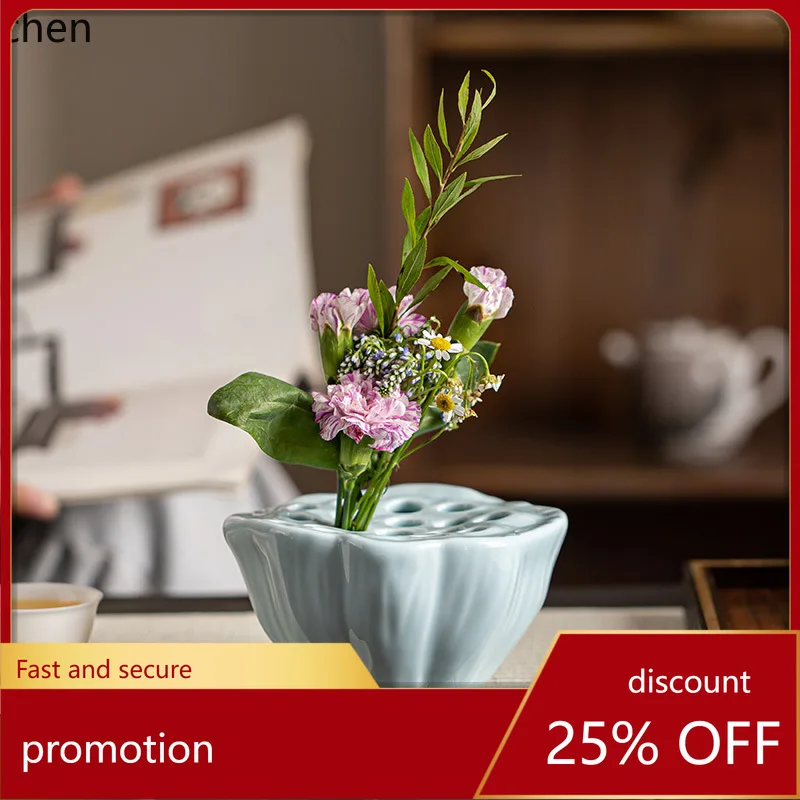 

Zml small dry bubble table living room chinoiserie flower arrangement ornaments