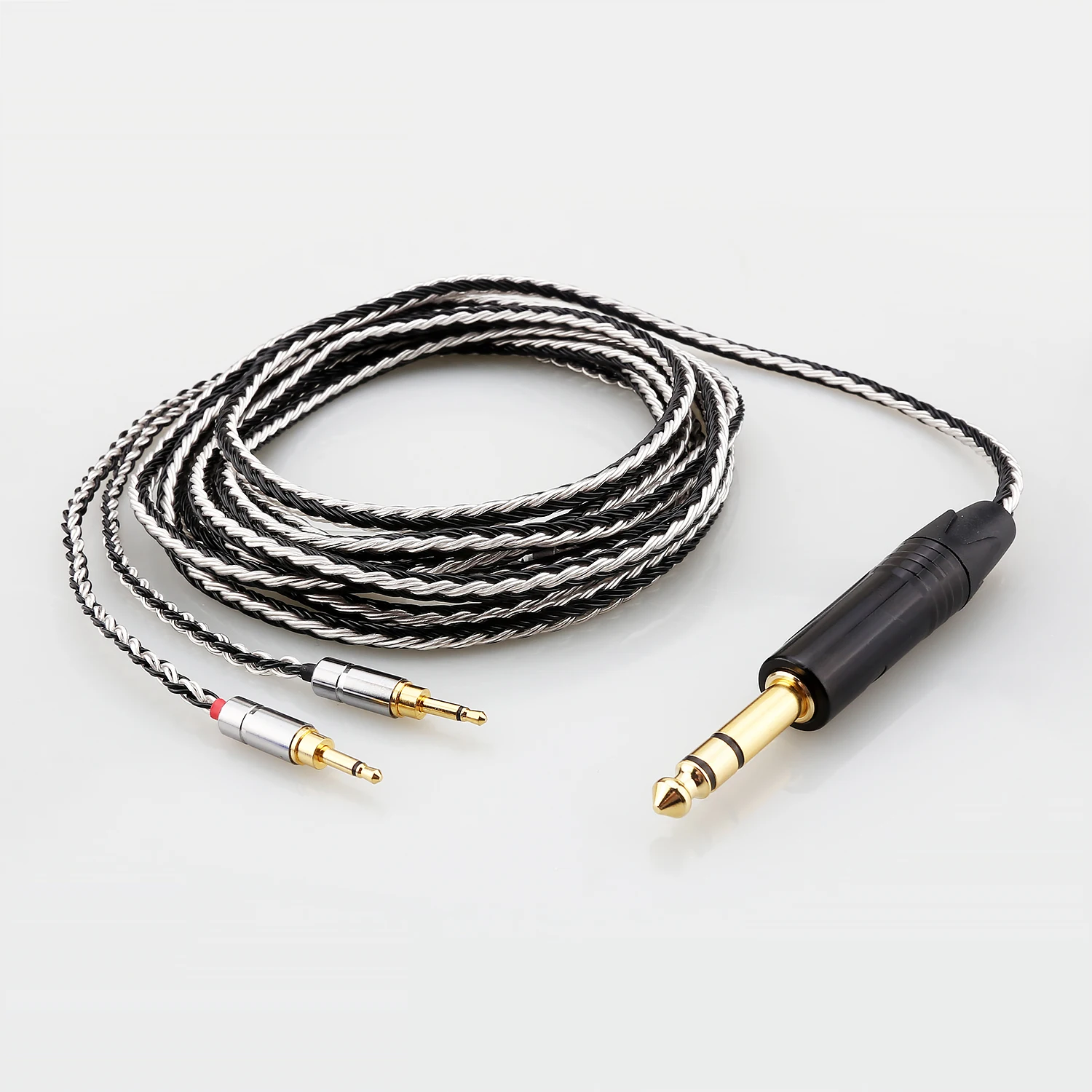 16 Core Silver Plated Headphone Upgrade Cable 2x2.5mm Plug Multi Optional for Sivga Oriole SV021 1MORE H1707 Monolith M1060C