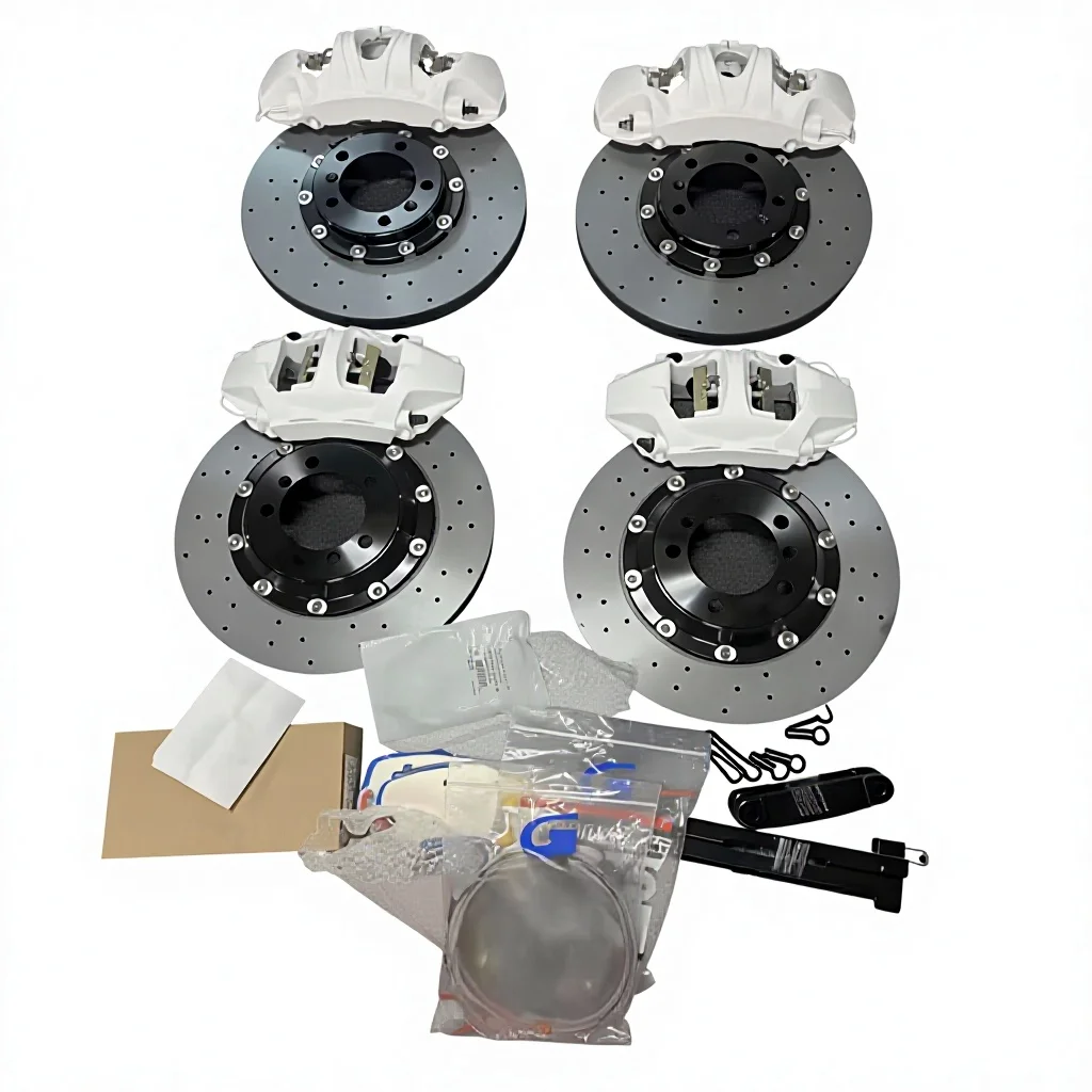 For Racing GT3 Front Brake Caliper Kit 4/6 Pot Carbon Ceramic Rear Rotor Auto Brake System For 911 New 1-Year Warranty