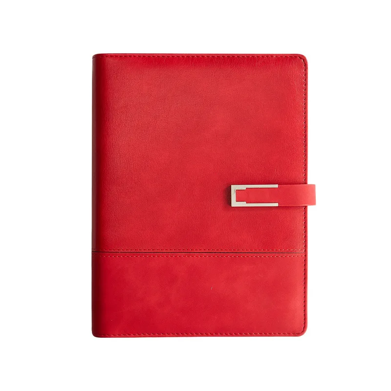 A5 PU Leather 6 Ring Binder Notebook Gift Box Set, 100 Sheets 200 Pages 80gsm Paper, Magnetic Clasp Planner with Pen Loop and