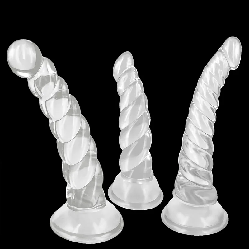 تويست بعقب المكونات مع شفط كأس شريط شرجي شفاف G-بقعة بعقب المكونات طويلة الشرج قضيب الموضوع SM الجنس لعب مناسبة للرجال والنساء