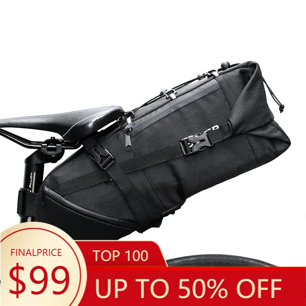 

STLF 2019 Top Seller Cycling Reflective Waterproof Rear Bike Bag 10L Bicycle Tail Bag