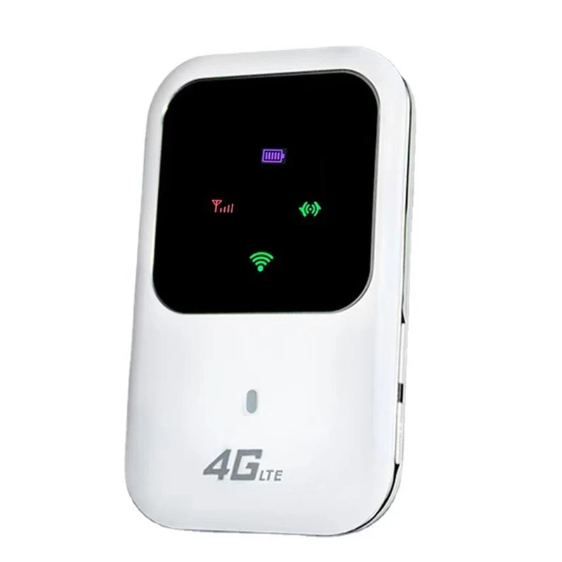 Car Mobile Broadband Pocket 2.4G Wireless Router 100Mbps Sharing Device Hotspot SIM Unlocked Wifi Slot Modem