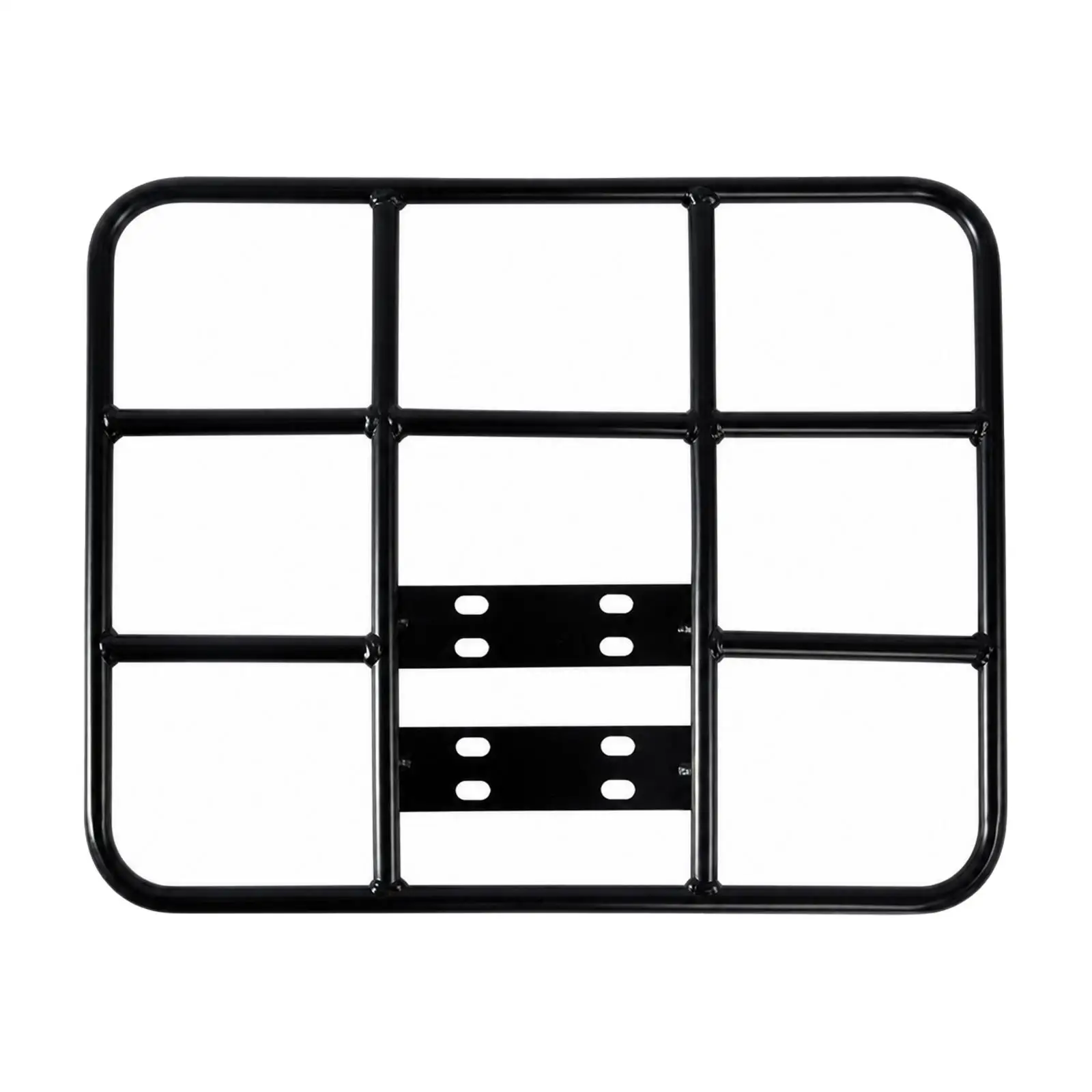Black Metal Delivery Box Mounting Rack Secure Pipe-Shaped Metal Delivery Box Rack with Mounting Screws Easy to Install