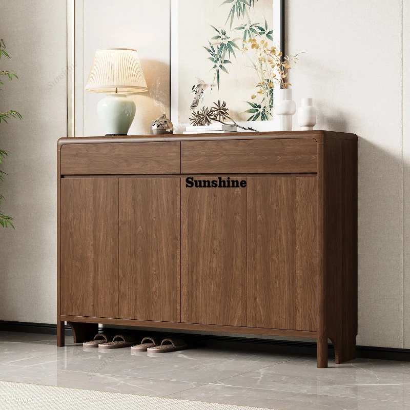 Wooden Organizer Shoe Cabinet Storage Mobile Display Living Room Designer Shoe Shelf Slippers Vertical Zapatero Hotel Furniture