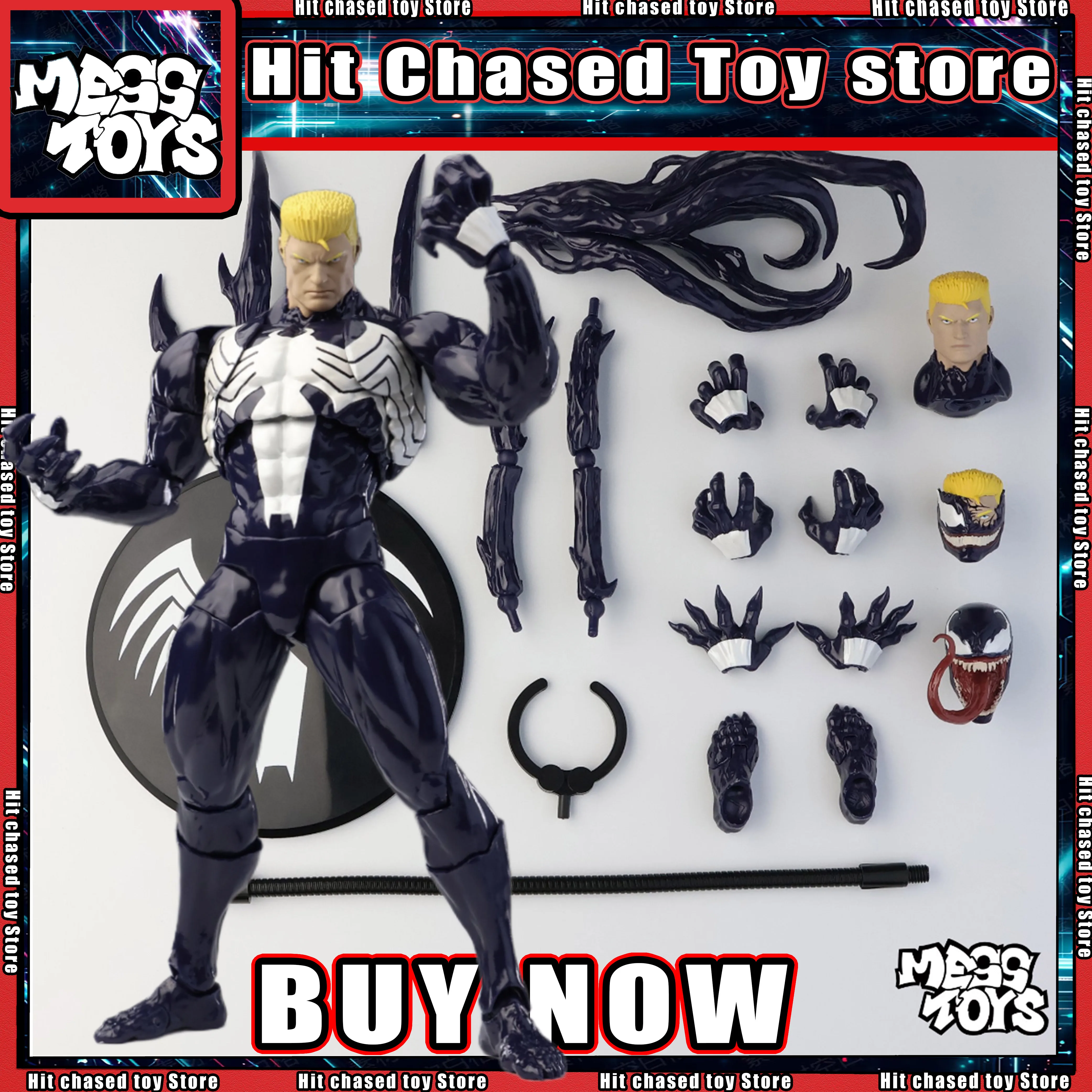 

Новая коллекционная фигурка Venom Lethal Neighbor: Эдди Блэк Спайдермен (Черный Человек-паук) — модель-статуэтка, подарок, игрушка