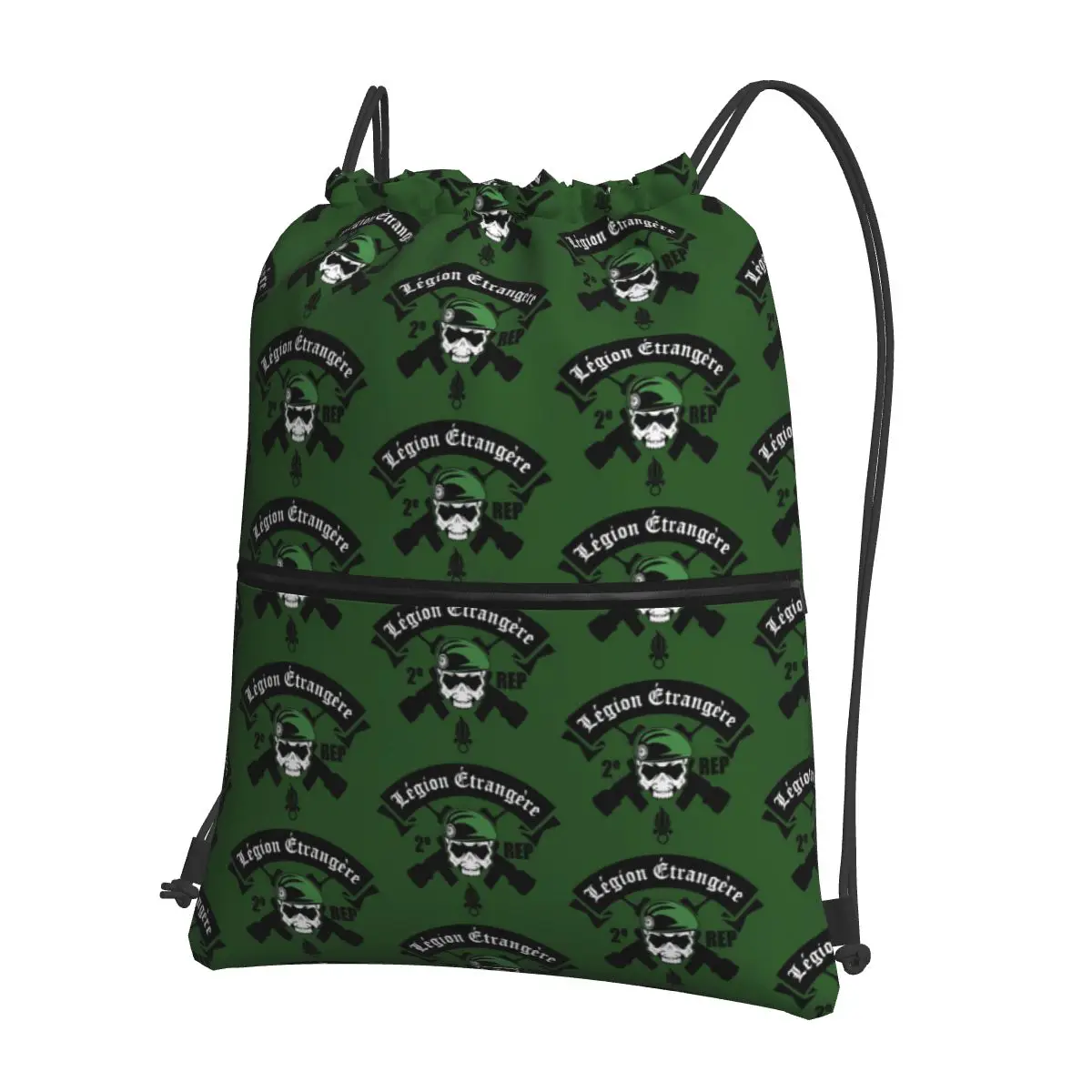 

Legion Etrangere Foreign France Military Backpacks Portable Drawstring Bundle Pocket Sports Bag Book Bags For Travel Students