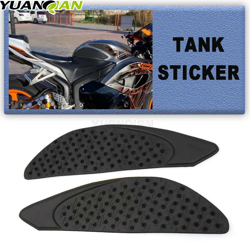 

For Honda CBR600RR CBR 600 RR 2007 2008 2009 2010 2011 2012 Tank Pad Protector Sticker Decal Gas Knee Grip Traction Pad Side