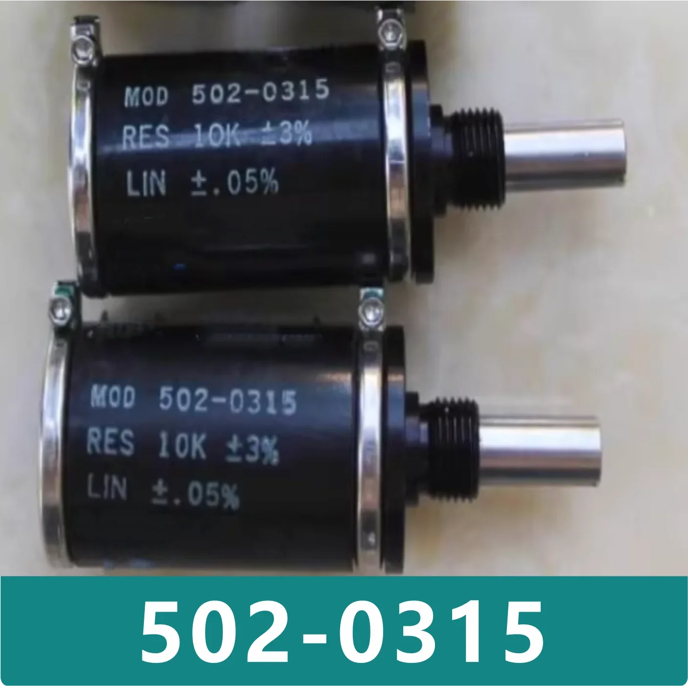 

502-0315 502-0315-01 10-turn multi-turn wirewound potentiometer