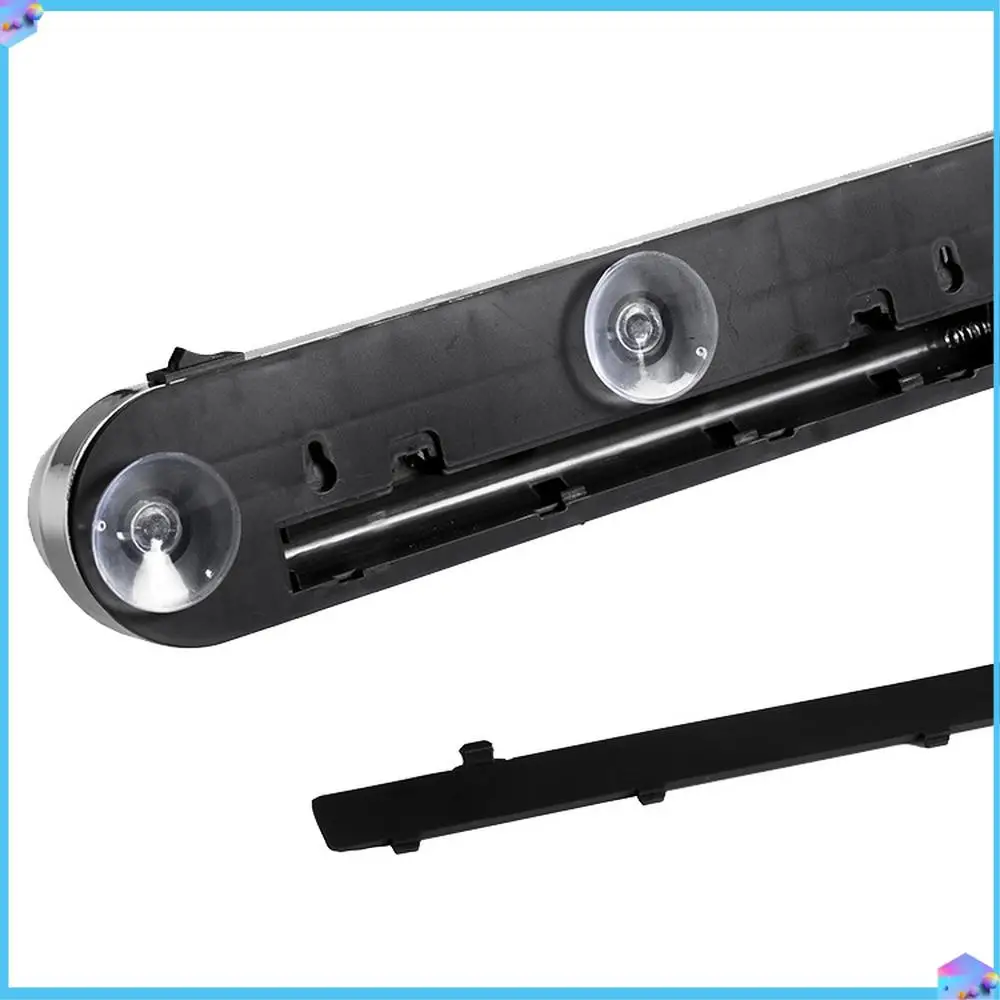 A43T 2 Piece 4 Bulb Punch-Free Led Mirror For Makeup Installation Suction Cup Vanity Battery Powered Bathroom Wall Lamp