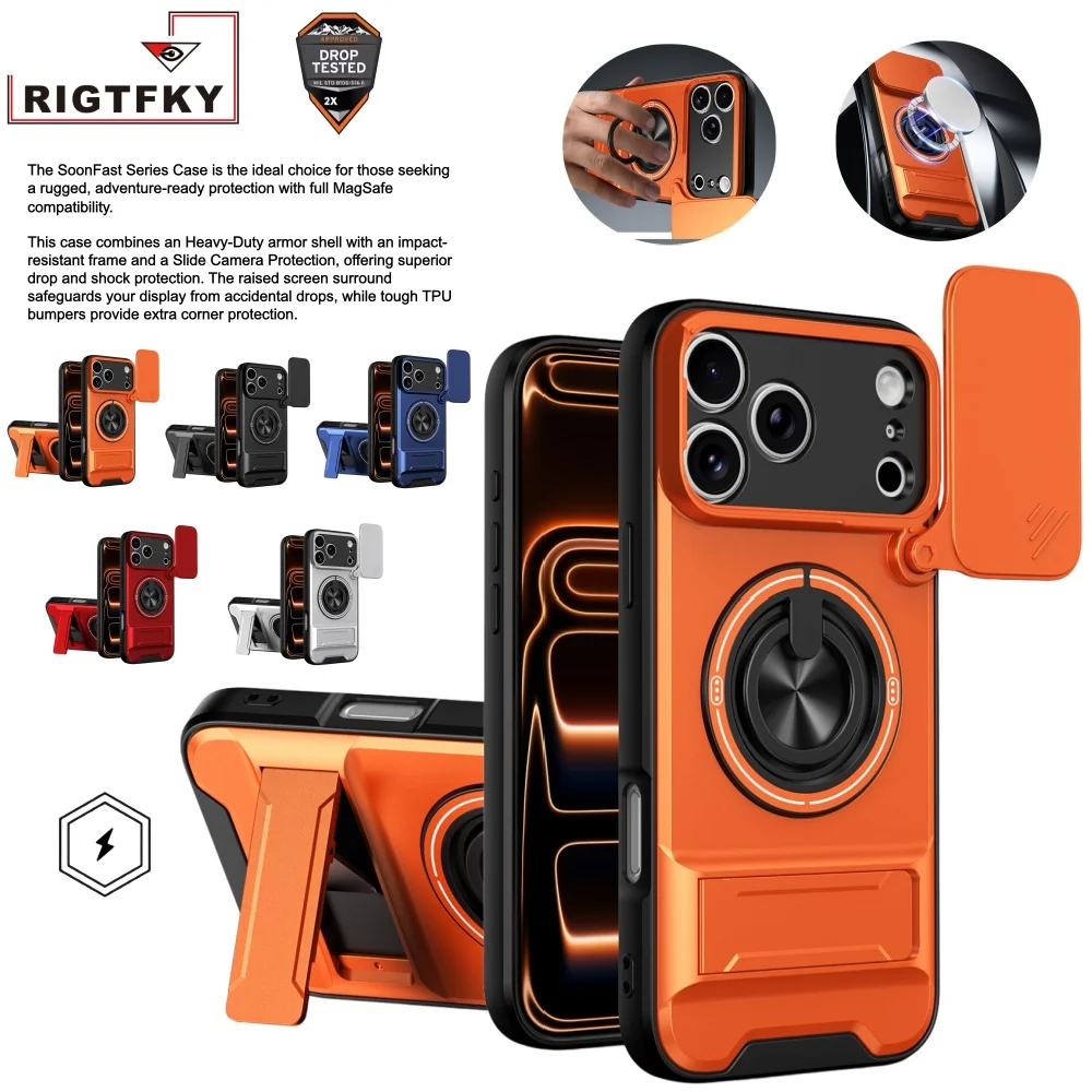NEW Shockproof Armor Phone Case For Iphone 17 Air 16 15 14 1