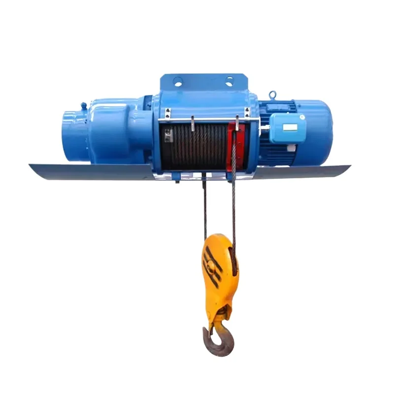 New Heavy Duty 10 Ton 380V 3P Electric Cable Hoist CD1 MD1 Wire Rope Hoist Metal Pendent/Remote Control IP54/IP55