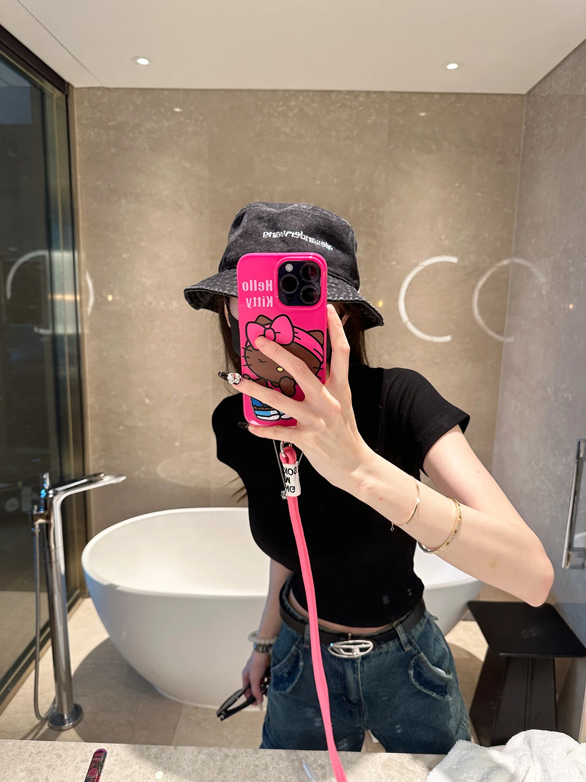 

F Project Korean Sle Bal ort Sve T-irt Women Sexy Summer Design Unique Versatile round Ne Cotton Blend Top