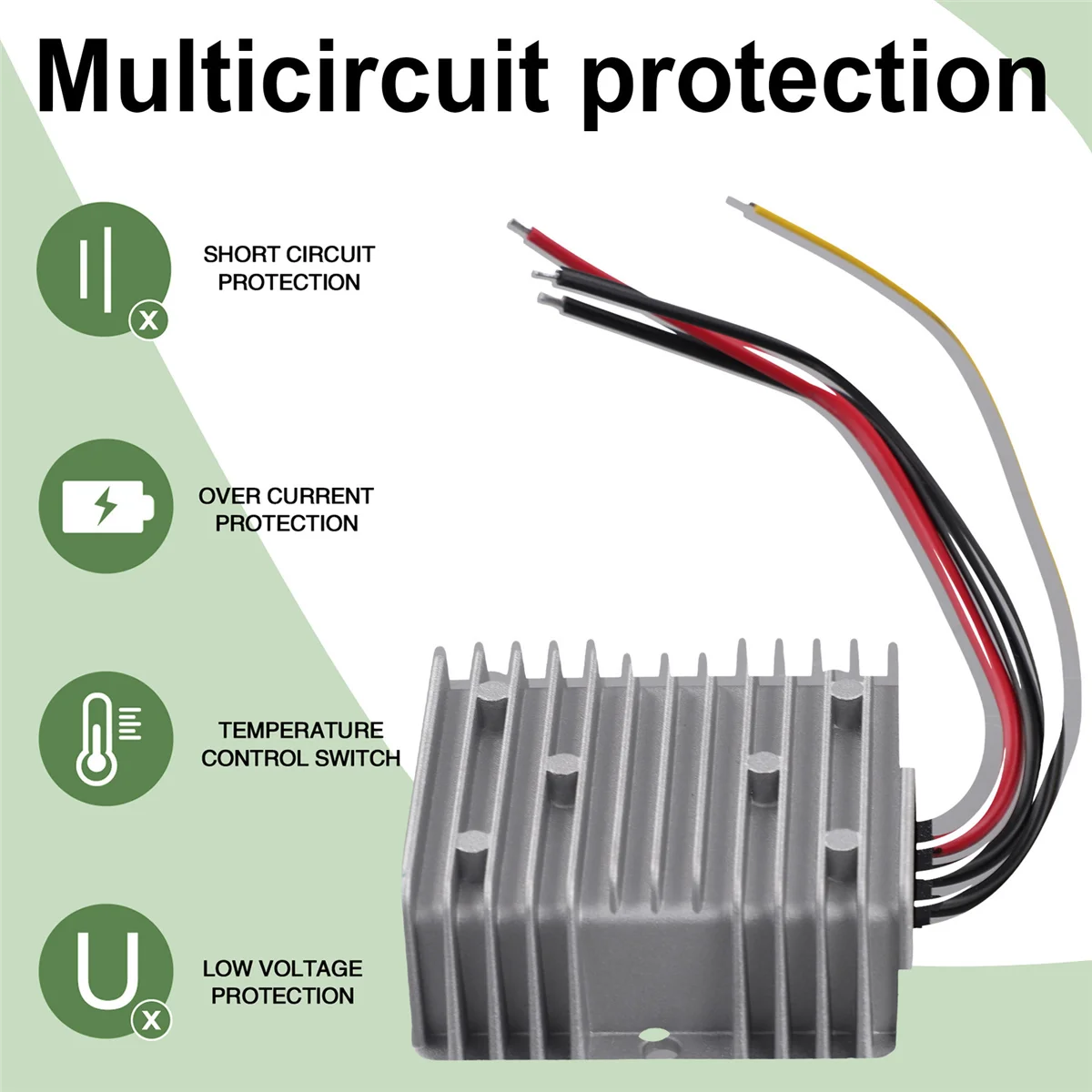 AA98 Regulator Baterii 8V-40V na 12V 10A Konwerter DC Boost Buck Regulator 12V Konwerter Zasilania Regulator