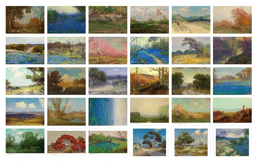 30Pcs Famous Julian Onderdonk Art Postcards Retro Gift Wish Greeting Card Message For DIY Decoration Journal Scrapbooking