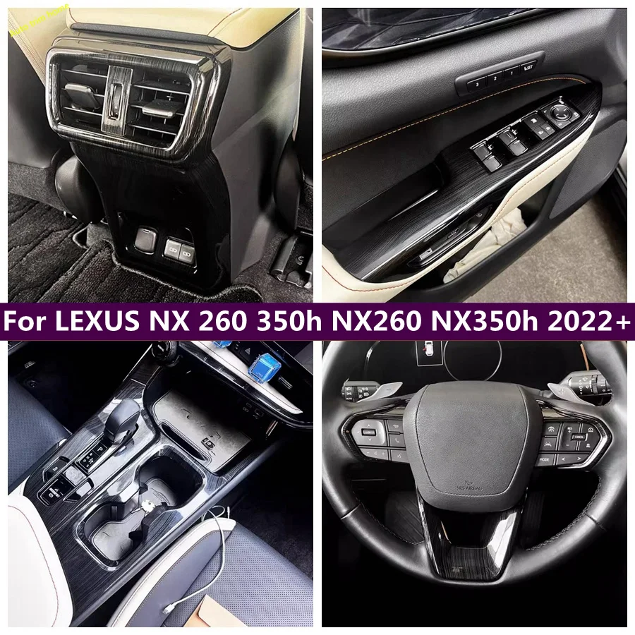 Steering Wheel / Gear Box / Window Lift Button / Air Conditioner AC Vent Cover Trim For LEXUS NX 260 350h NX260 NX350h 2022-2024