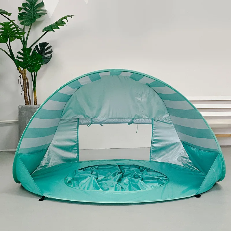 Tienda de playa para bebé con piscina, toldo parasol para niños UPF 50+