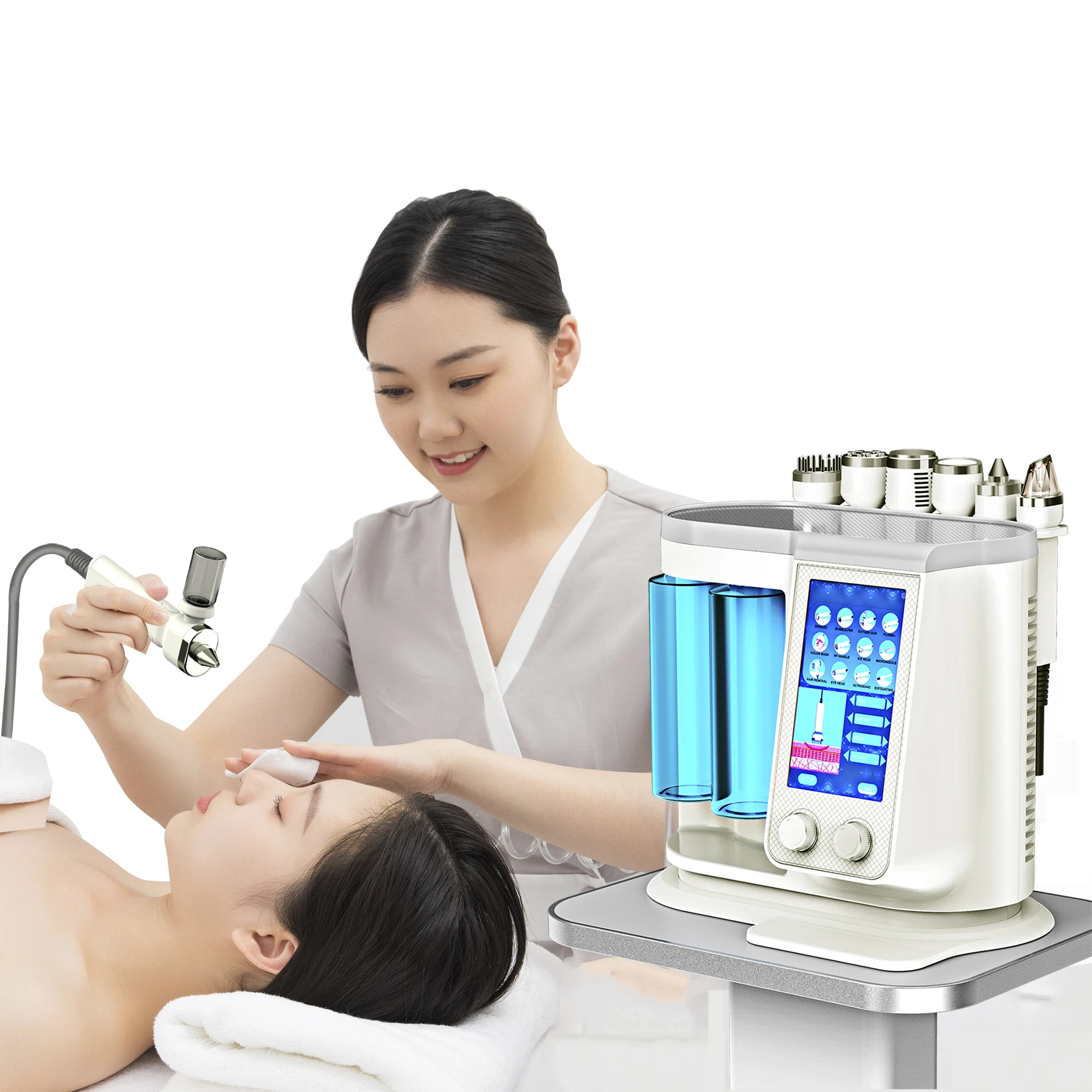 2023 screen microdermabrasion facial  care hydro hydrodermabrasion plasma 7 in 1 hydra dermabrasion machine