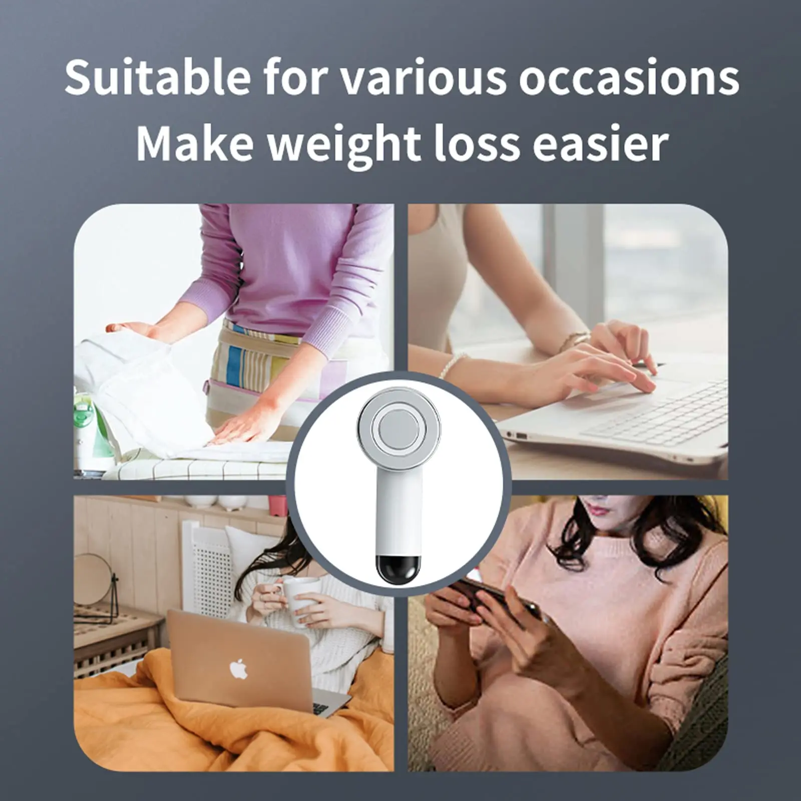 Cellulite Massager EMS & RF Radio Frequency Body Slimming Machine Fat Burner 3 Modes Sculpting Machine for Belly Arm Waist Leg