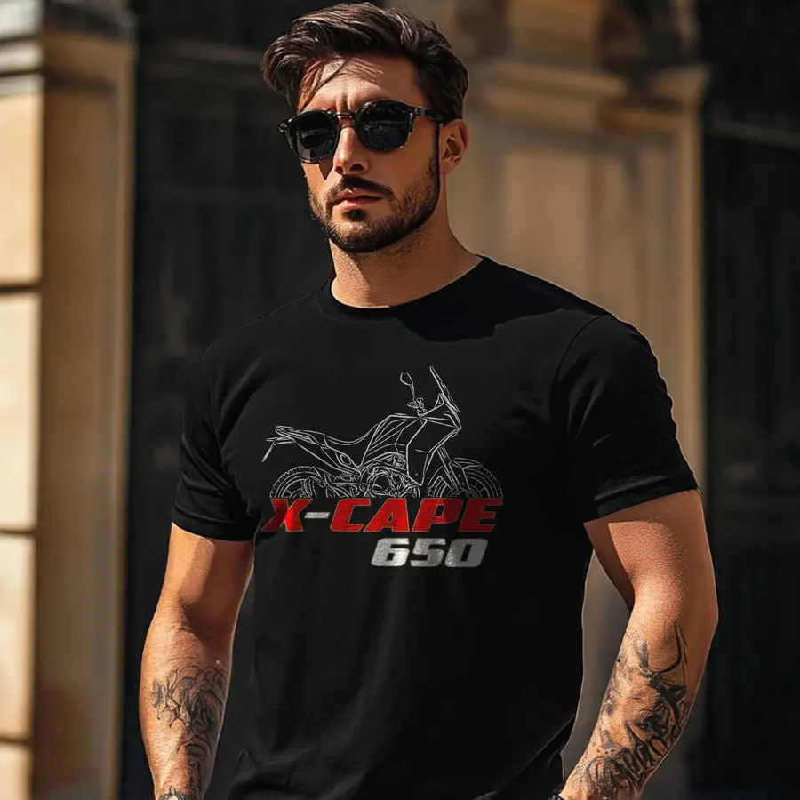 

572 Italy MORI Motorcyle X-Cape Tee T Shirt men Rider Top For Fans Racing Gift