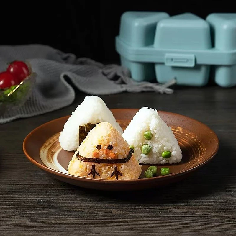 Creative Triangle Sushi Mold Press Triangle Rice Ball Makers Reusable Triangle Onigiris Mould Bento DIY Accessories Making Kits