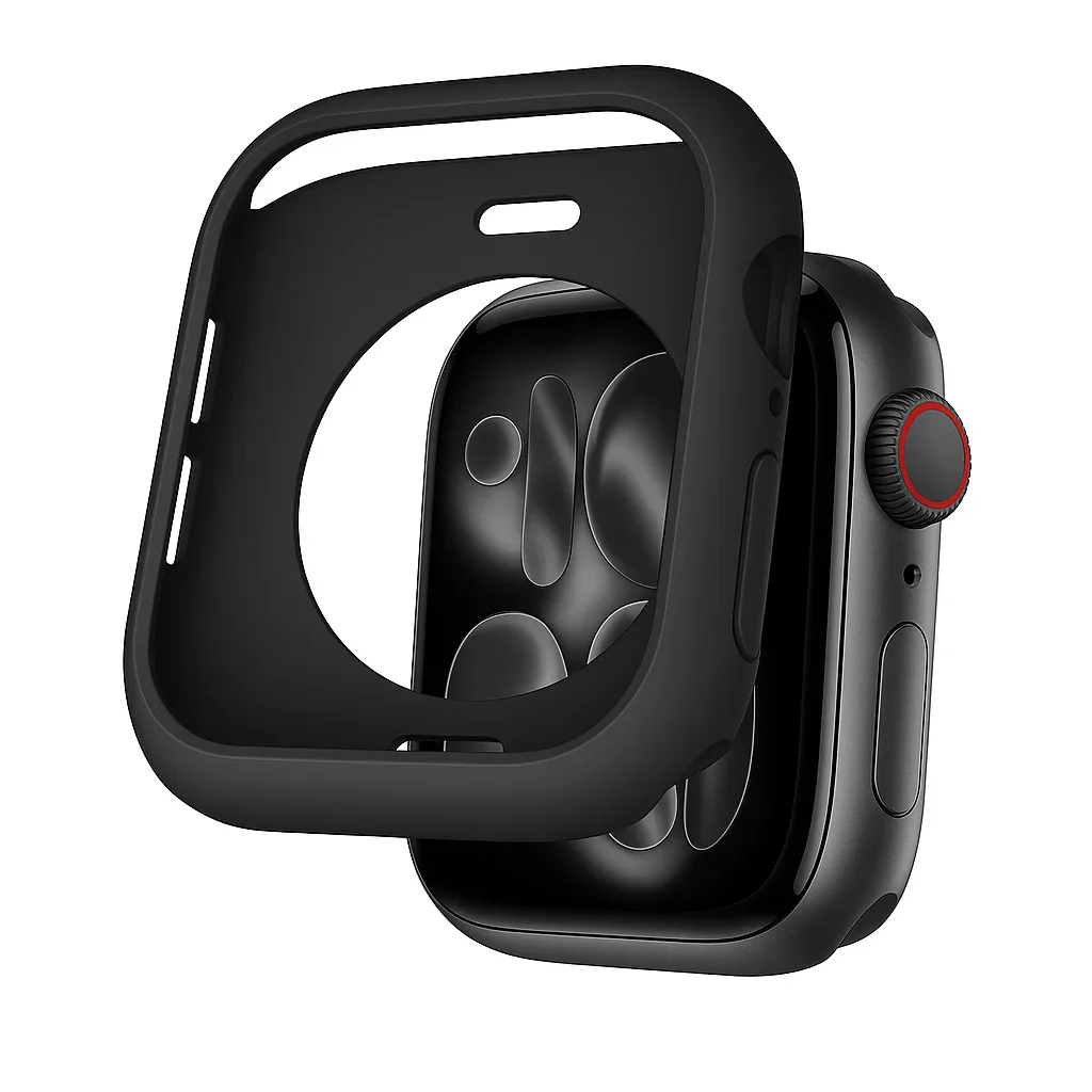 

Мягкий силиконовый чехол для Apple Watch Series 11 10 46 мм 42 мм, аксессуары, защитный чехол-бампер iwatch series 10, 46 мм, 42 мм, чехол