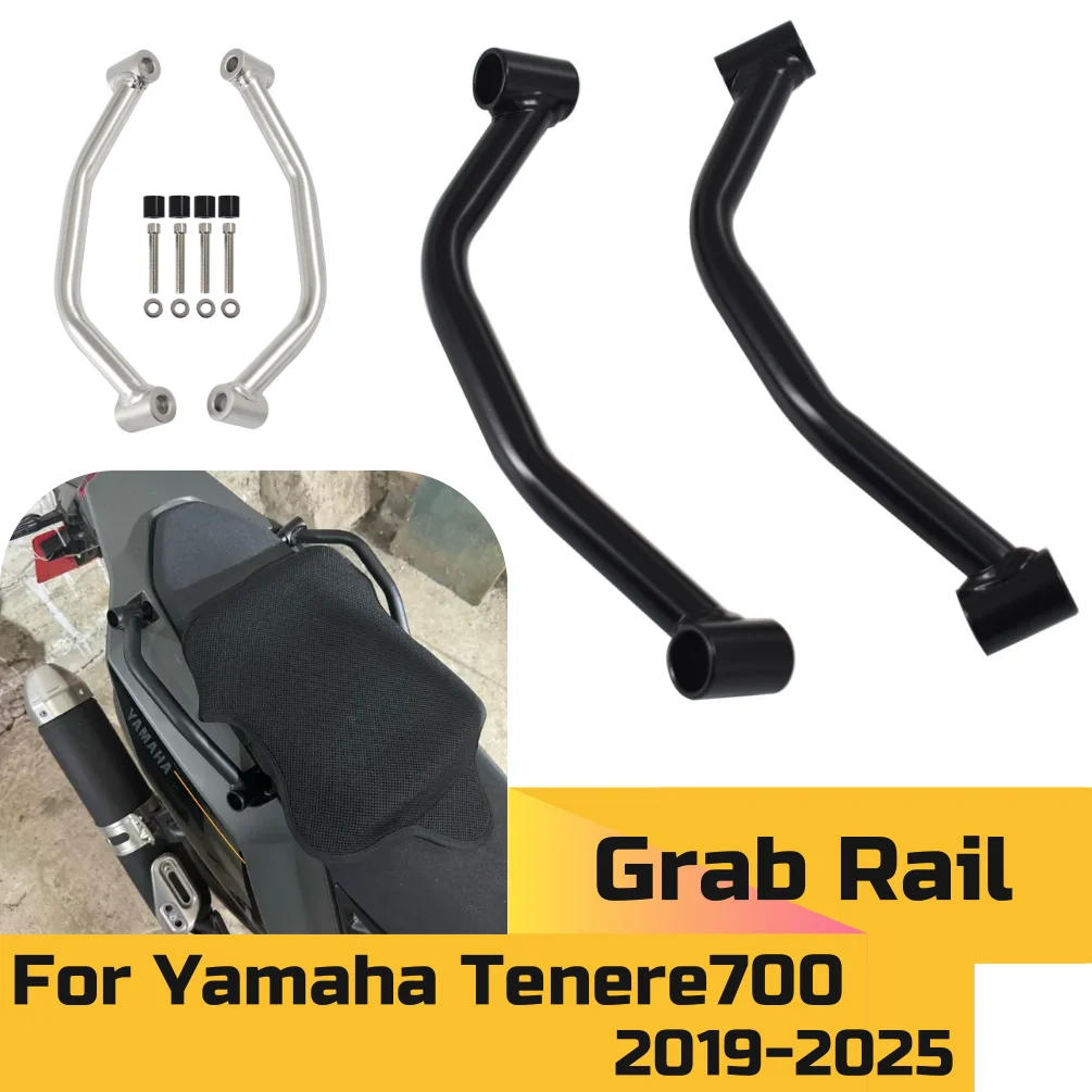 Tenere700 XTZ700 Rear Grab Bars Passenger Seat Hand Rail Handle For Yamaha Tenere 700 XT700Z 2019-2025 24 Motorcycle Accessories