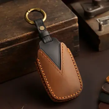 Pro TOYOTA Sienna RAV4 VENZA Mirai Hybridní vozidla Alphard PREVIA Voxy Keyless Go Remote kožený kryt na klíče od auta sada klíčenek 10 nejlepší prodej Kryt klíče Toyota Hybrid - №1