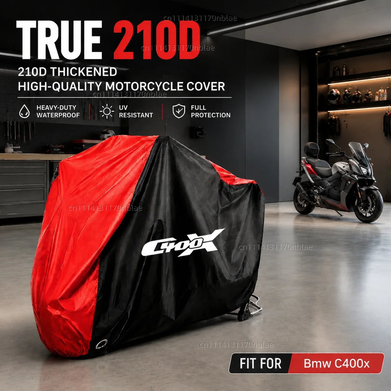 For Bmw C400gt C400x C400 Gt C400 X 210D Motorcycle Cover Waterproof All Season Dustproof UV Protection Moto Rain Cover