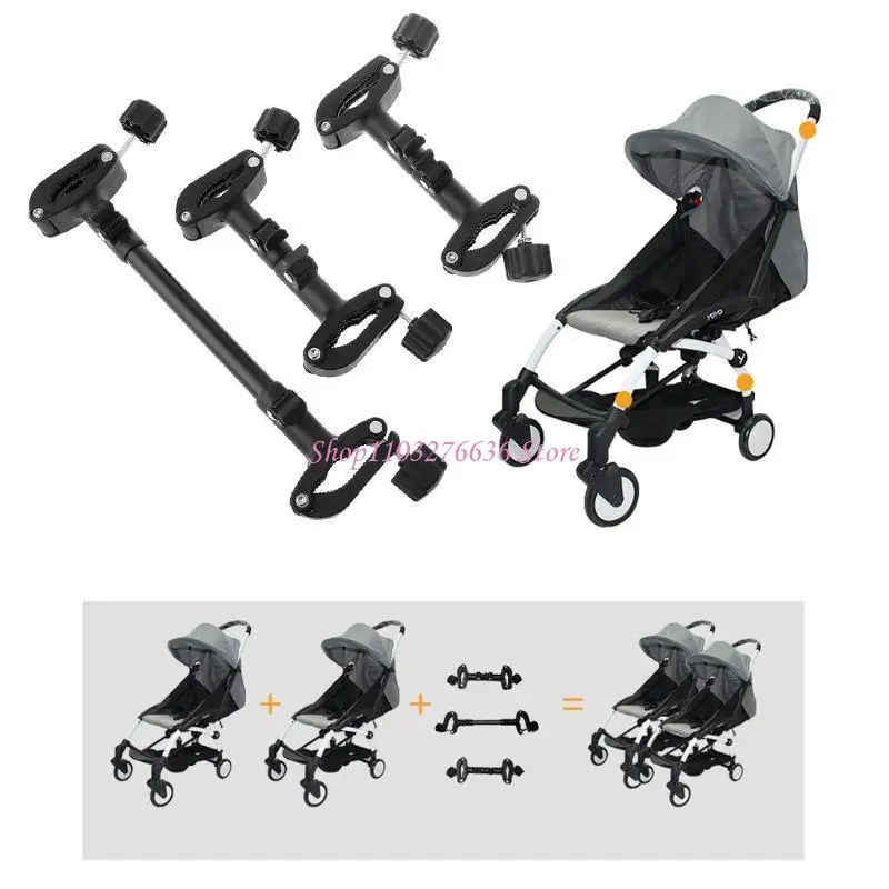 

R6FD Twin Baby Stroller Connectors for Bebe Accessories For Baby Pram Trolleys Univer
