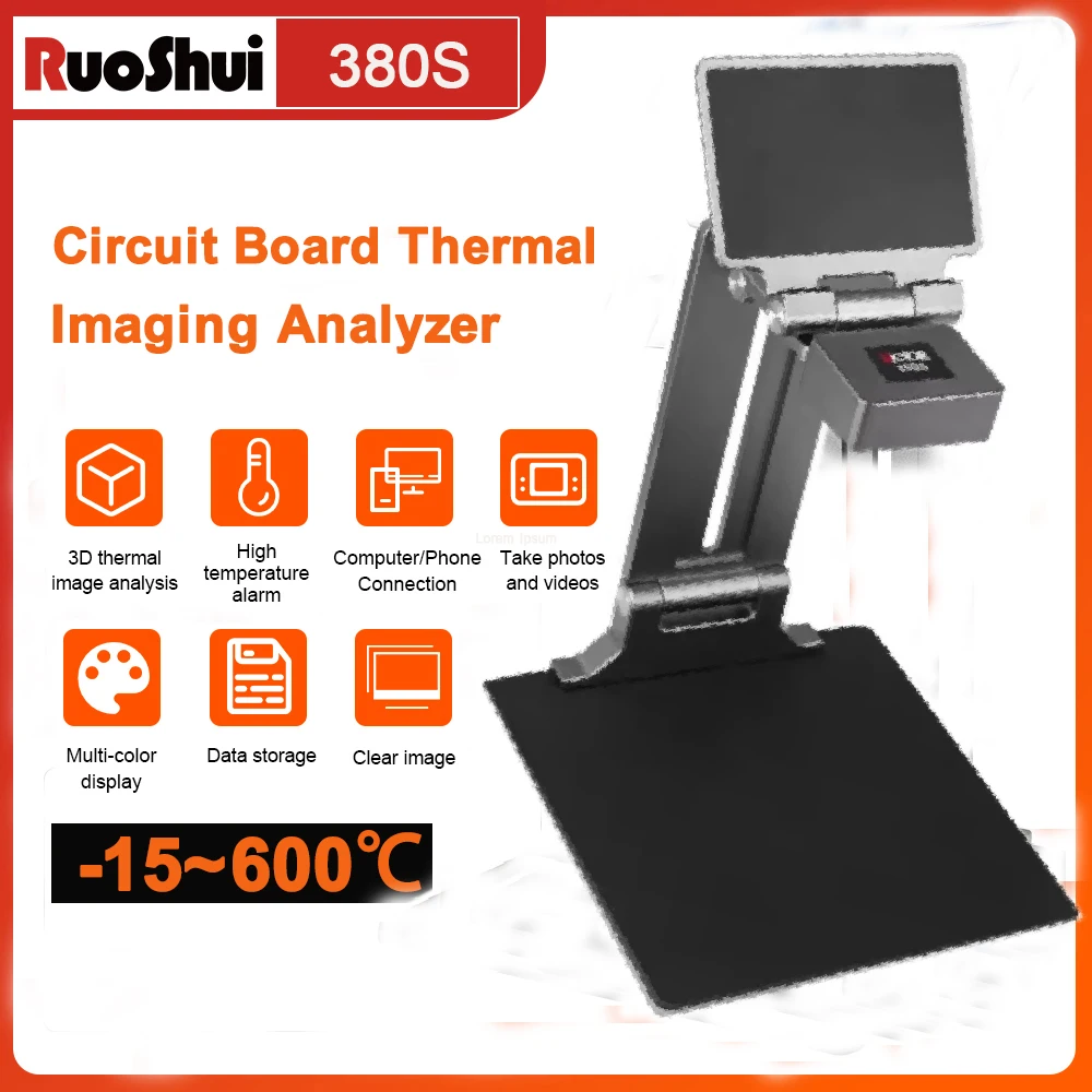 VICTOR Super IR Cam 380 pro 3D PCB Kortsluiting Snelle Diagnose Moederbord 256*192 Infrarood Warmtebeeld Analyzing Camera