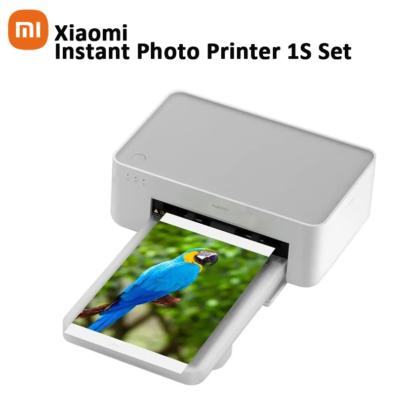 Xiaomi Instant Photo Printer 1S Set High Definition Color Photo Printer With 6 Inch Portable Photo Paper Smart Remote Printer