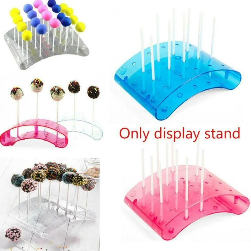 20 Hole Cake Lollipop Stand U-shaped Display Stand Base Shelf DIY Display Baking Tools DIY Bakeware Cake Stand