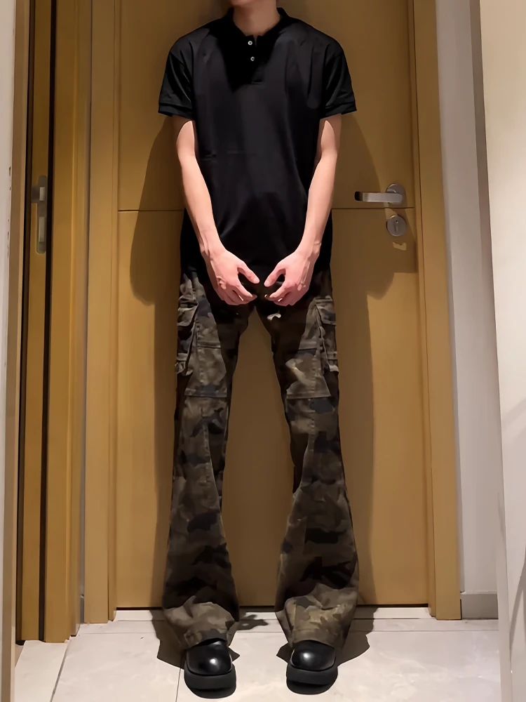 

Redfire Men's Camouflage Straight Leg Jeans High Street Style Workwear Casual Pants mid Low Waist Cleanfit Citywalk