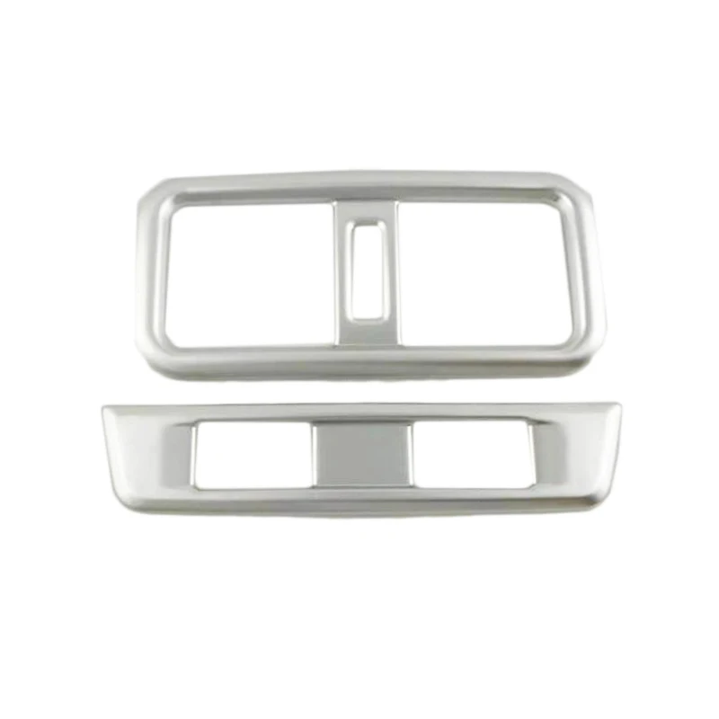 For Subaru Outback 2015 2016 Car Rear Air Conditioning Outlet Frame Decor Back AC Vents Trim ABS Refit Stickers