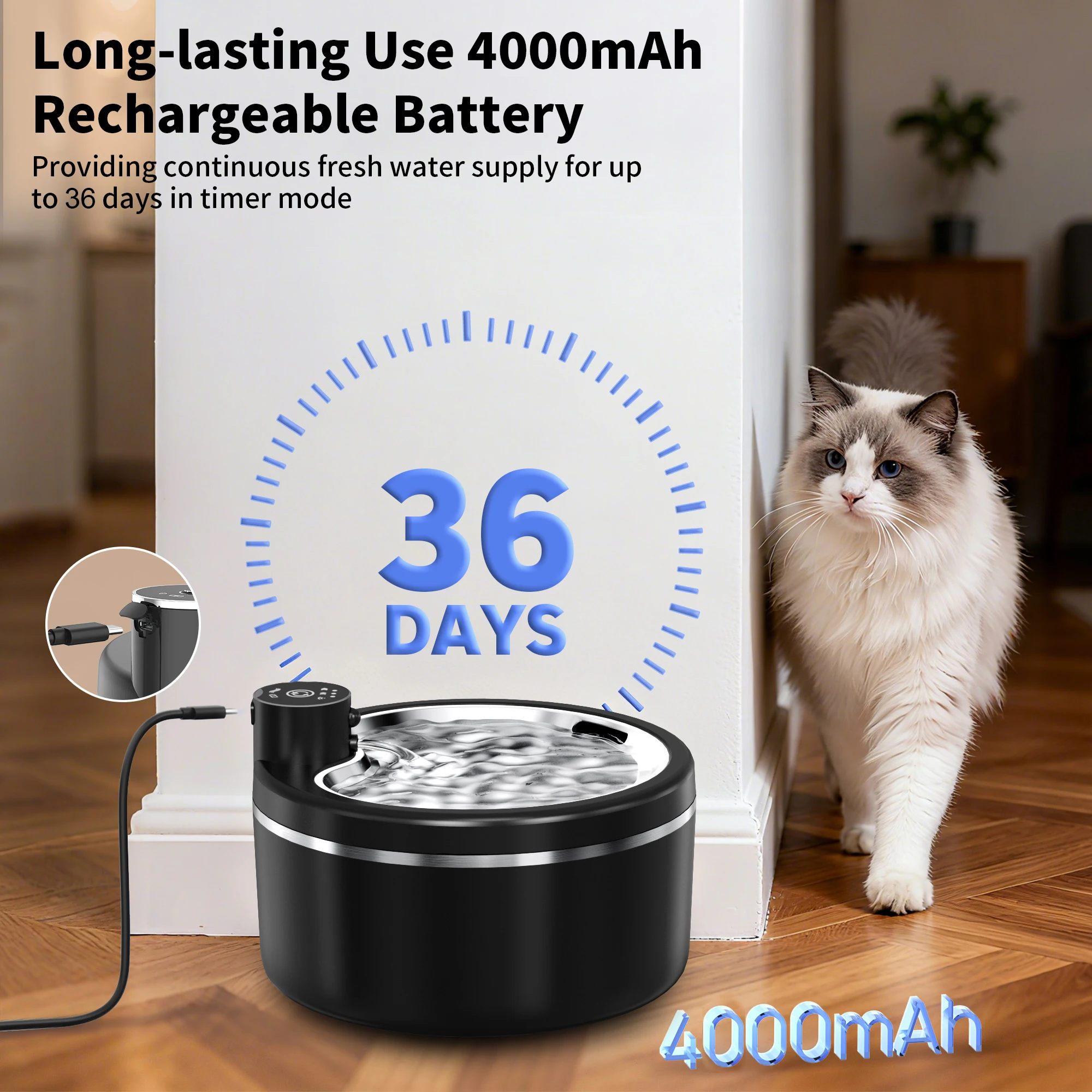 Wireless Cat Water …