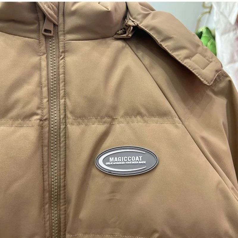 2023 New Women Cotton Clothing Fashion Casual Detachable Hat short outwear loose large size parkas Winter thicken warm outcoat