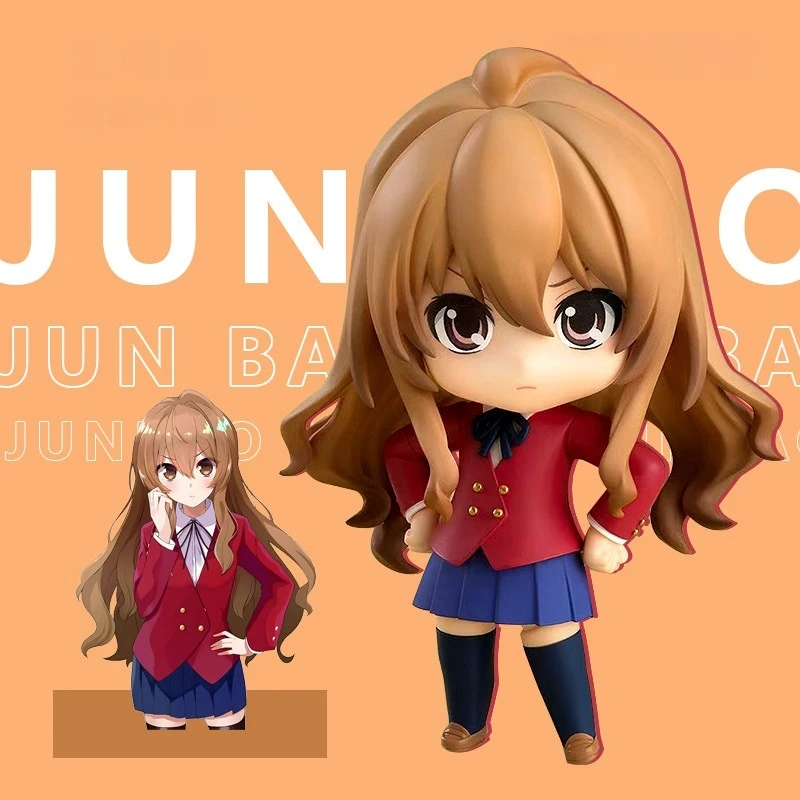 Nendoroid 2523 Taiga Aisaka 10CM Toradora Versión Q Figura de Acción Articulada con Rostro Móvil, Kit de Modelo, Decoración de Escritorio, Regalo de Anime