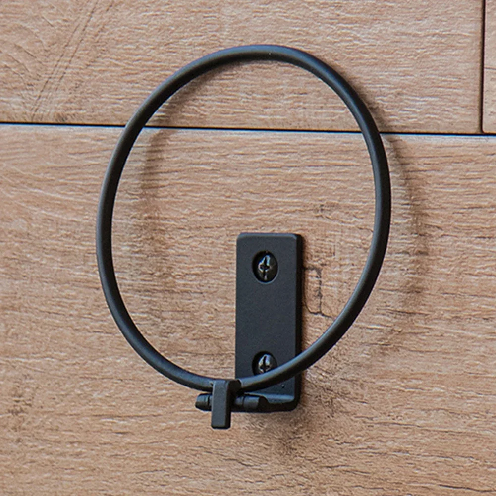 3Pcs/Set Flower Pot Hanging Storage Rack Flowerpot Ring Wall Mount Pot Holder Flower Plant Process lock gasket