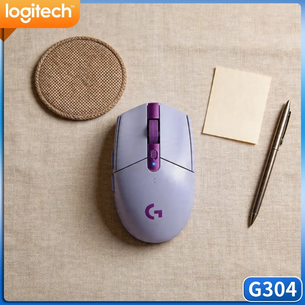 Logitech G304 LIGHTSPEED Wireless Mouse,Optimized Energy Stable Signal For Beginner Gamer Freelancer Desktop Office Daily Work