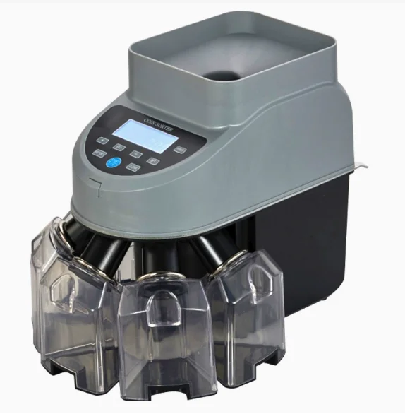 

Многоканский сортировщик монет и валют с ЖК-дисплеем. Машина для сортировки монет с бункером 500.