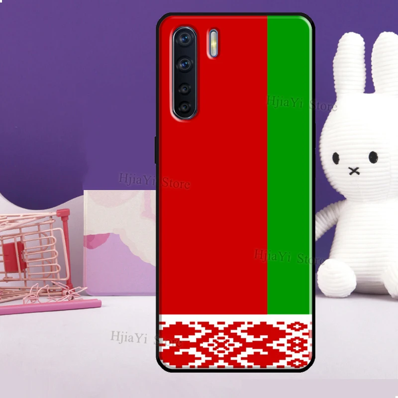 Republic Belarus National Flag Case For OPPO A52 A72 A5 A9 A53 A53S 2020 A54 A74 A94 A3S A5S A83 A91 A1K A15 Back Cover