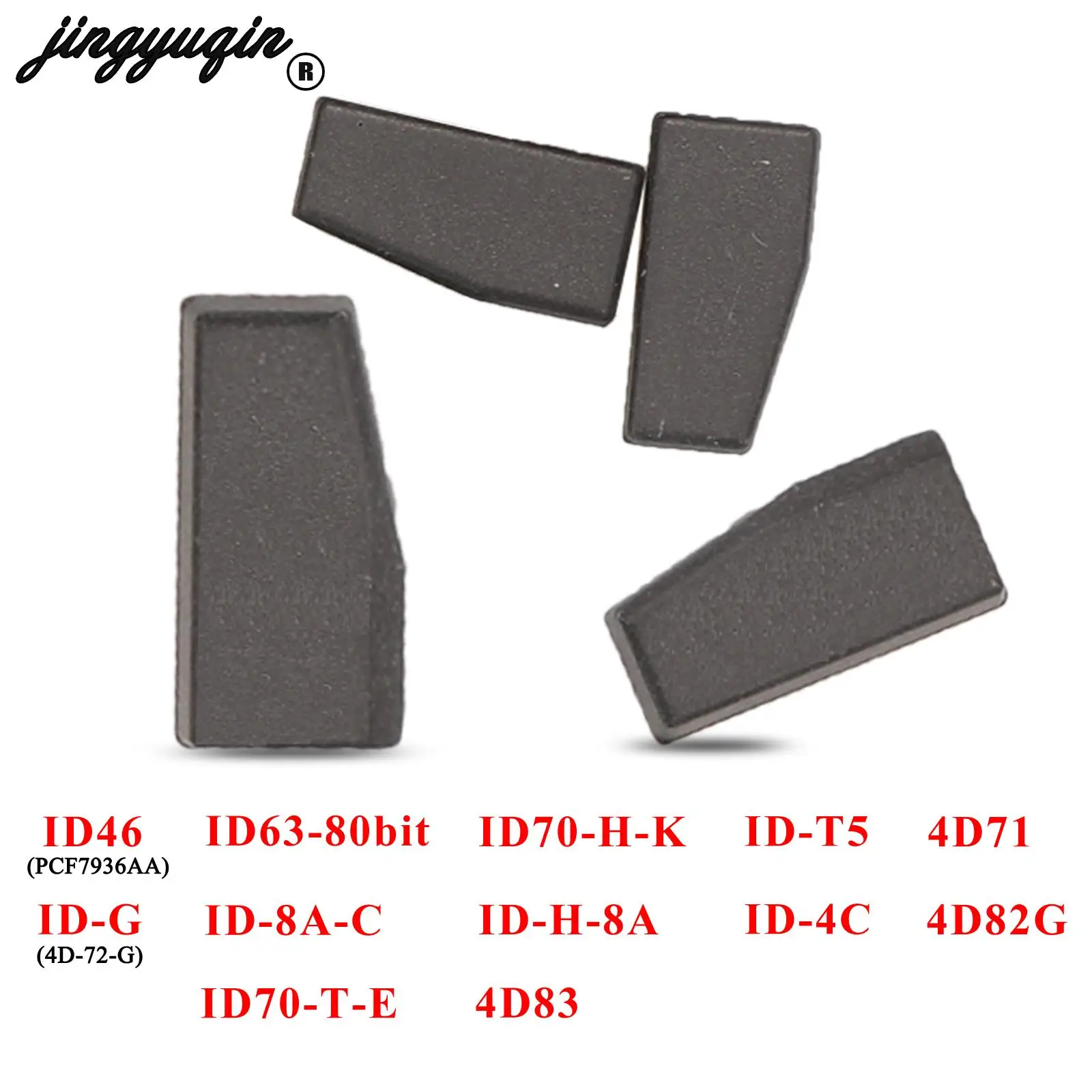 

jingyuqin pcf7936aa ID46 ID63-80bit 4D70 4D71 4D82G 4D83 ID-T5 id-G 4D-72-G 4C H Chip Transponder Car Smart Remote Key Chip