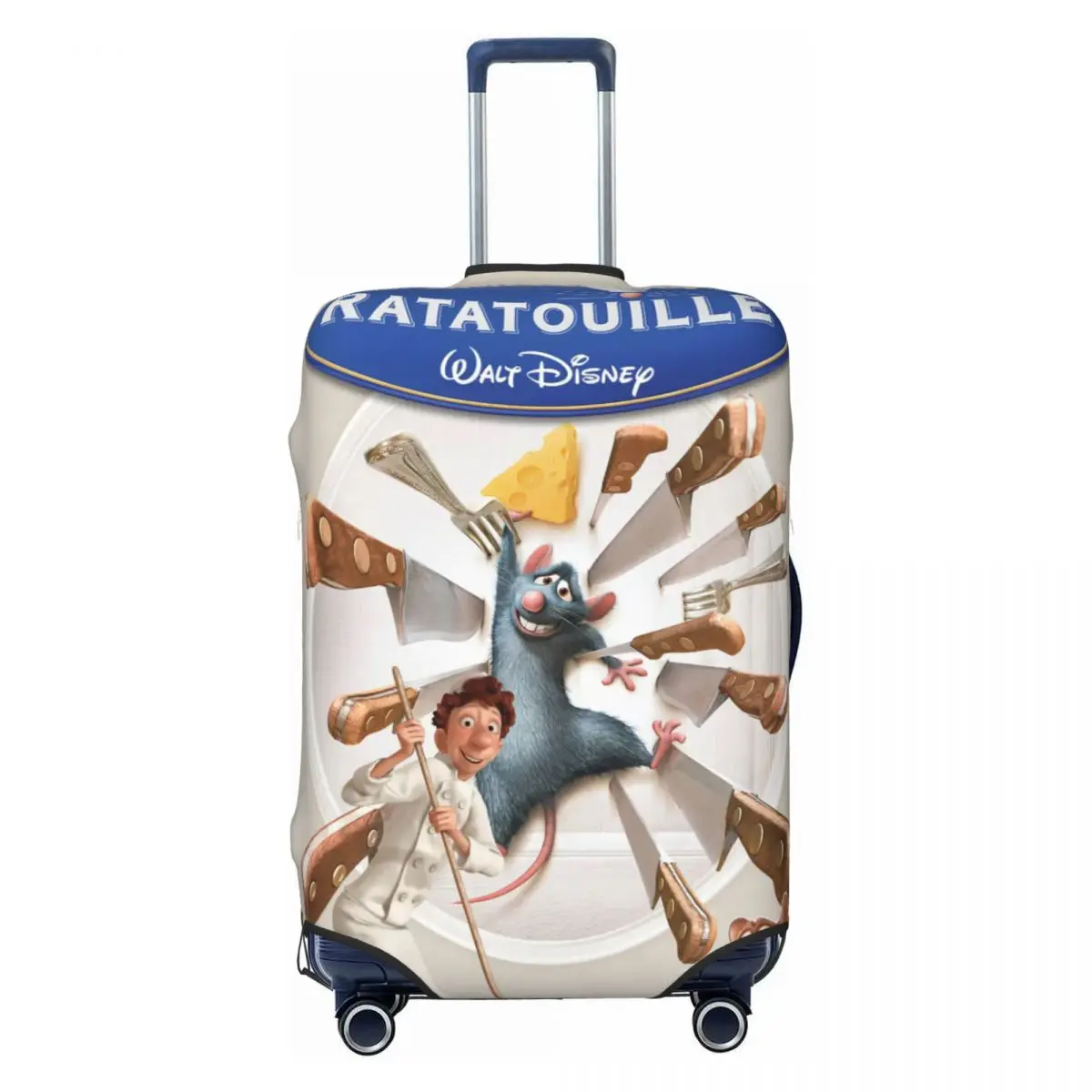 

Custom Ratatouille Remy Luggage Cover Protector Cute Cartoon Animated Travel Suitcase Protective Cover for 18-32 Inch