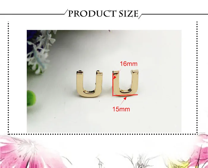 5 Stücke DIY Englisch 26 Buchstaben Metallnieten Klaue Nieten Für Taschen Kleidung Hüte Leder Dekor Alphabete Klaue Niet Handgemachte Handwerk – Detail 23
