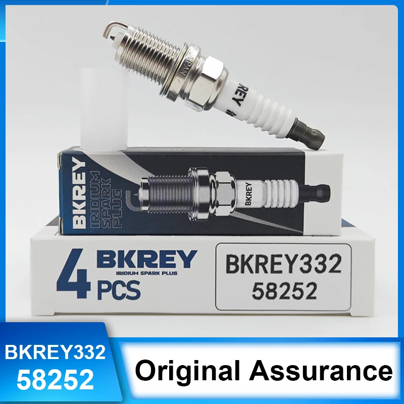 4/20pcs 12122158252 FR7KPP332 Iridium Spark Plug For BMW E46 E60 E65 E70 E88 E90 E92 X5 550i 650i 750i 750Li For BKREY332 58252